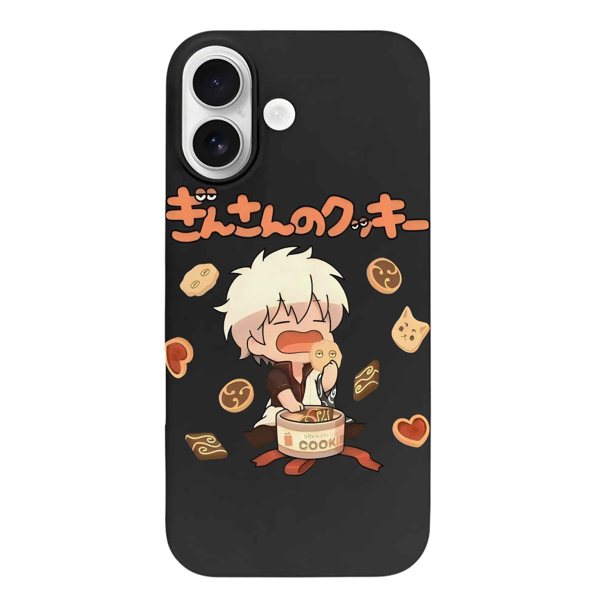 銀魂 グッズ 坂田 銀時 - iPhone 17 シリーズ シリコンケース 薄型 耐衝撃 指紋防止 ソフトタッチカバー 精密フィット 傷防止 保護ケース iPhone 17/17 Air/17 Pro/17 Pro Max 対応